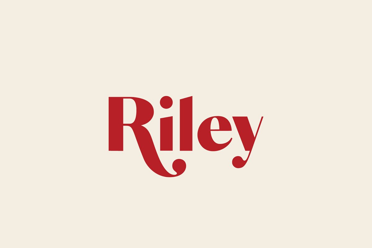 Шрифт Riley